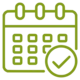 Upcoming batch dates calendar
