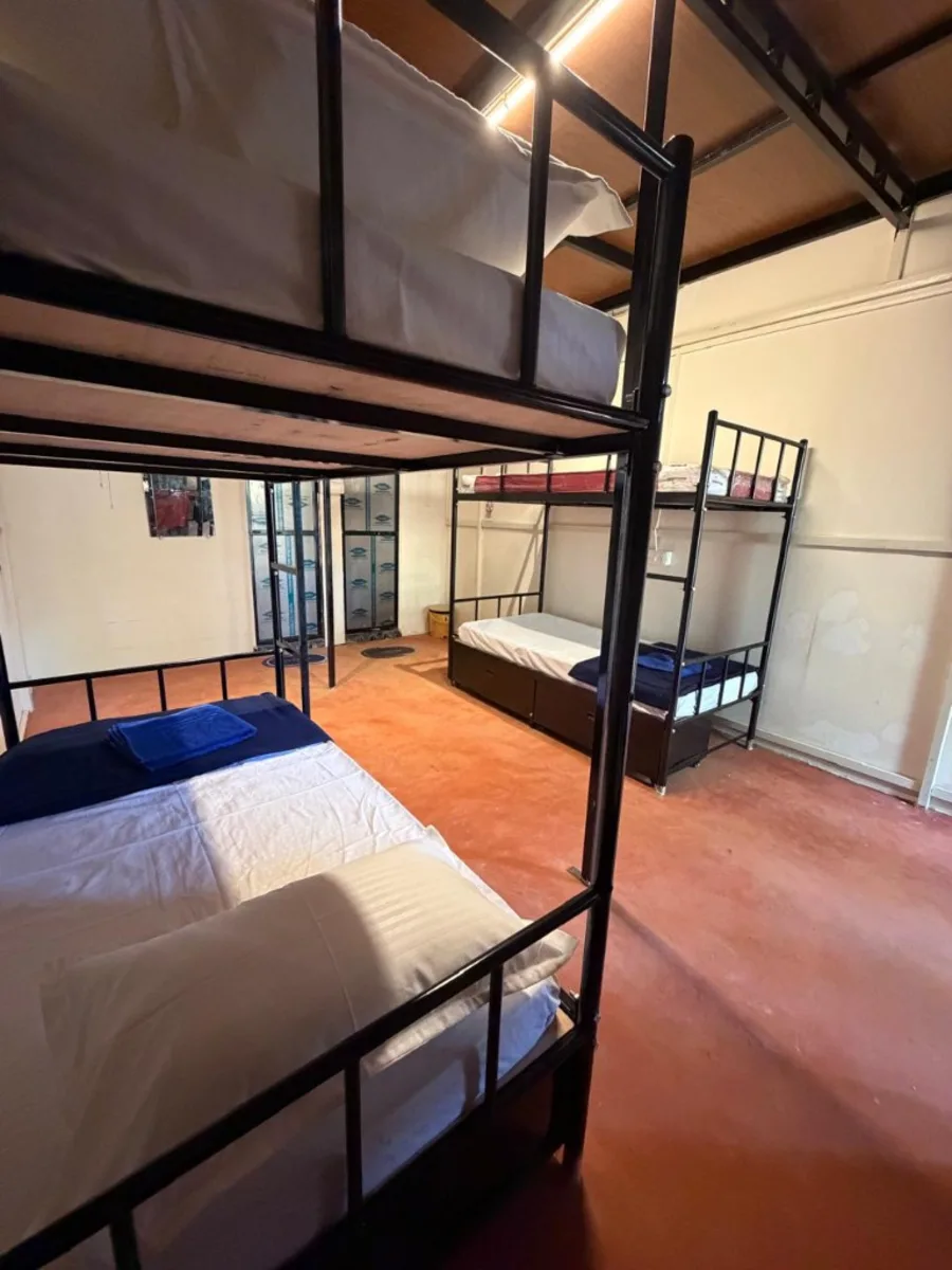 Shared dorm interior for residential 300 hour yoga TTC in Goa near Arambol
