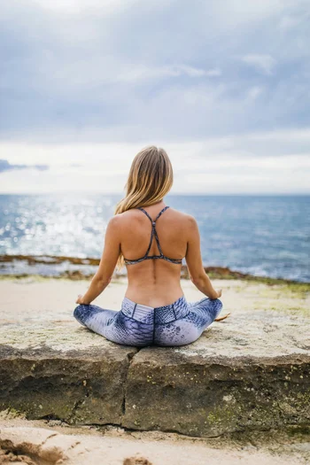 Peaceful yoga session in Goa surrounded by nature