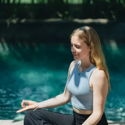 Hannah Ji, anatomy and Ayurveda teacher at DivinePath Ubud campus